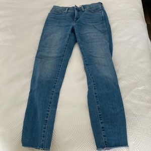 Madewell 10” high rise skinny Jean